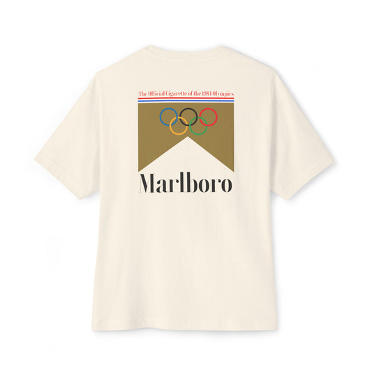 Marathon, the Official Cigarette of the 1984 Olympics - Premium Oversized Unisex Tee
