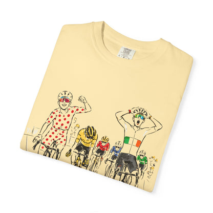 Le Tour de France Isaac Del Toro Tadej Podecar UAE Bike Cycling T-shirt Vtg Tee