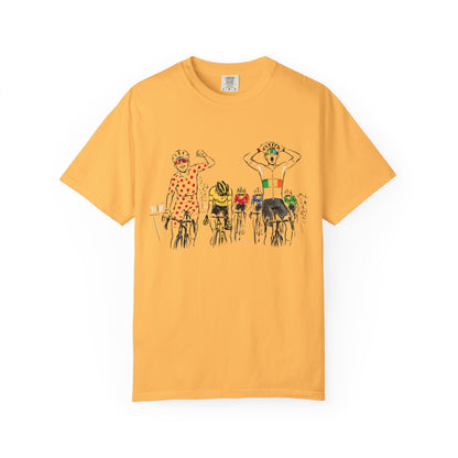 Le Tour de France Isaac Del Toro Tadej Podecar UAE Bike Cycling T-shirt Vtg Tee