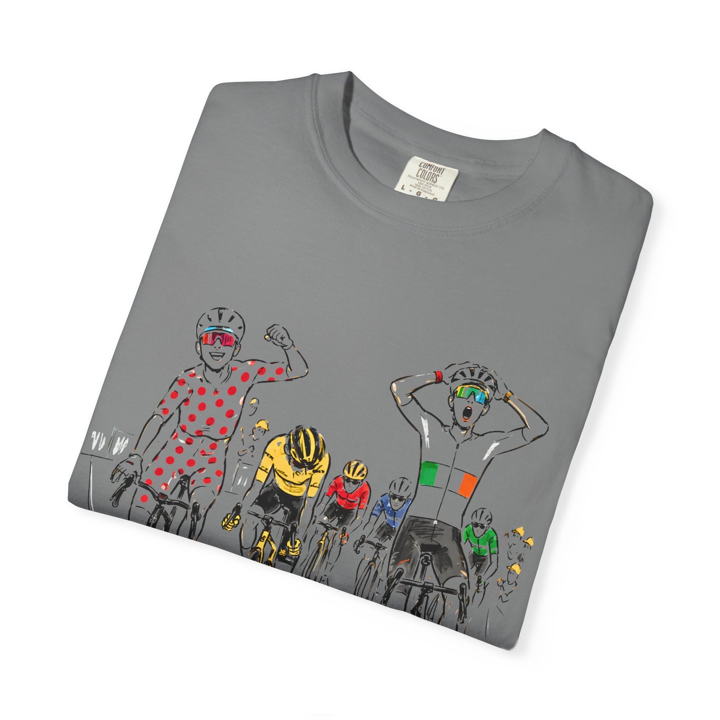 Le Tour de France Isaac Del Toro Tadej Podecar UAE Bike Cycling T-shirt Vtg Tee