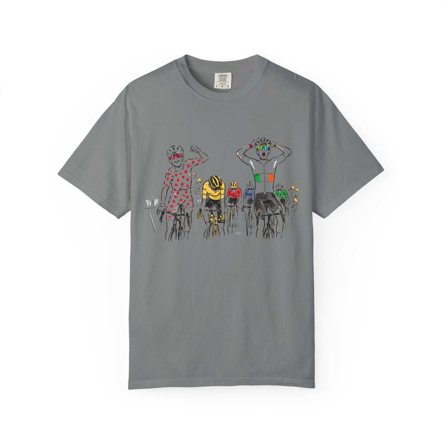 Le Tour de France Isaac Del Toro Tadej Podecar UAE Bike Cycling T-shirt Vtg Tee