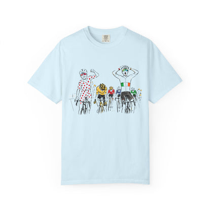 Le Tour de France Isaac Del Toro Tadej Podecar UAE Bike Cycling T-shirt Vtg Tee