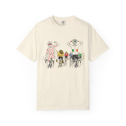 Le Tour de France Isaac Del Toro Tadej Podecar UAE Bike Cycling T-shirt Vtg Tee
