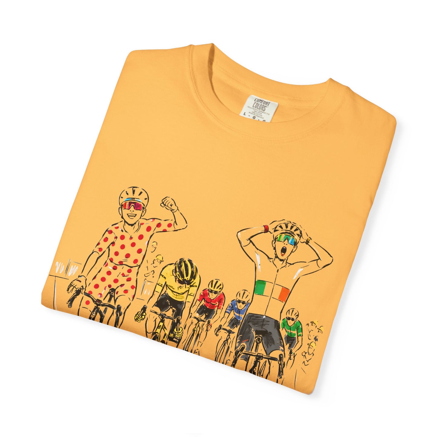 Le Tour de France Isaac Del Toro Tadej Podecar UAE Bike Cycling T-shirt Vtg Tee