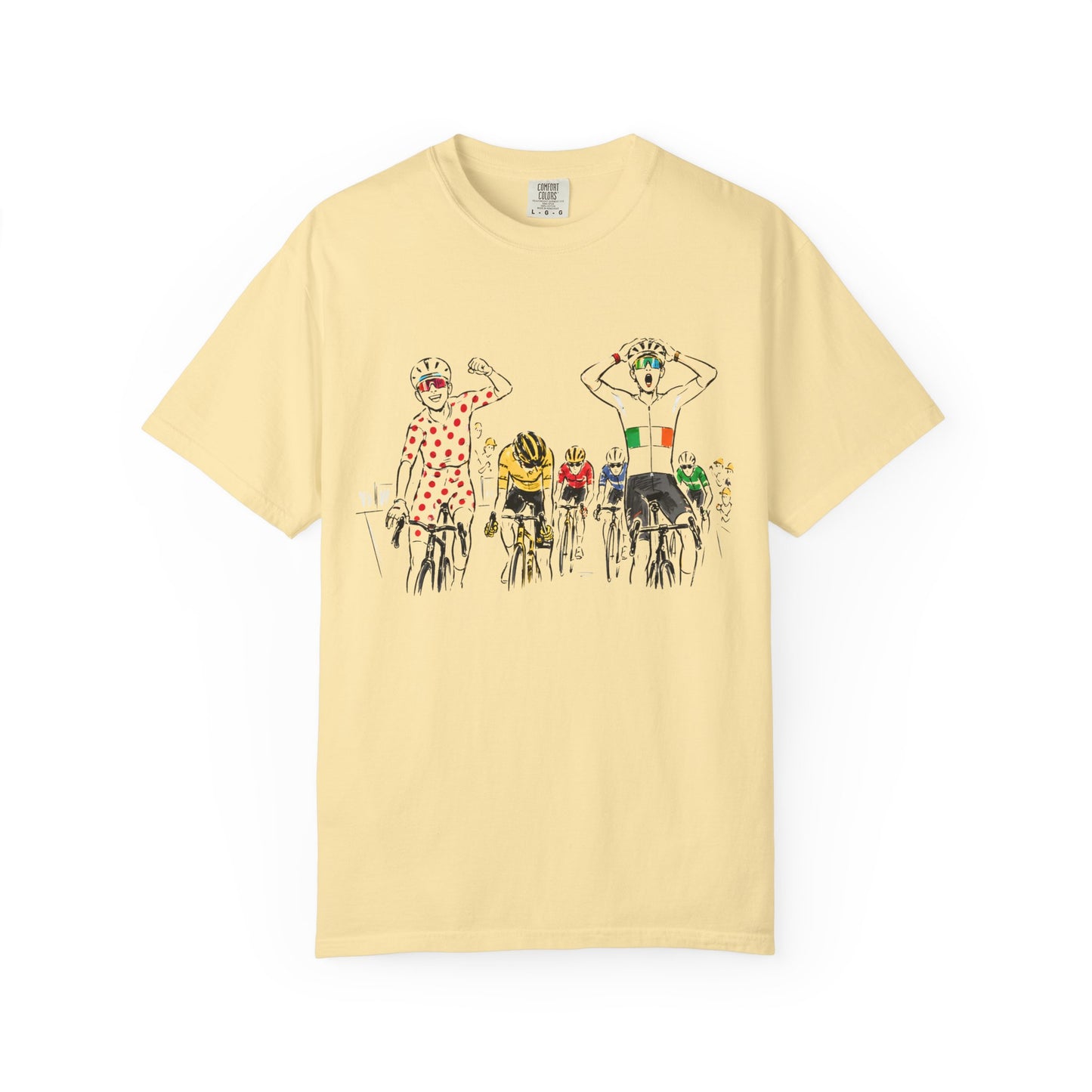 Le Tour de France Isaac Del Toro Tadej Podecar UAE Bike Cycling T-shirt Vtg Tee