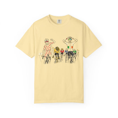Le Tour de France Isaac Del Toro Tadej Podecar UAE Bike Cycling T-shirt Vtg Tee