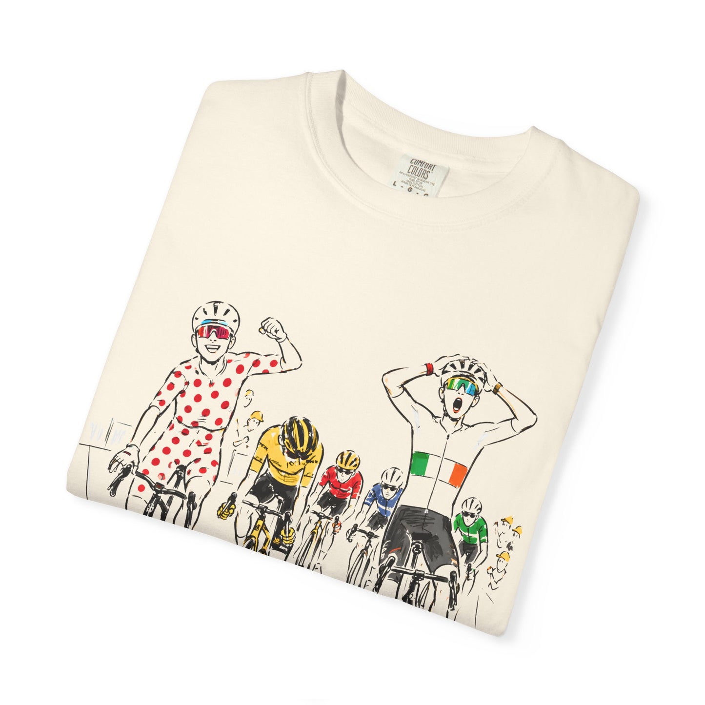 Le Tour de France Isaac Del Toro Tadej Podecar UAE Bike Cycling T-shirt Vtg Tee